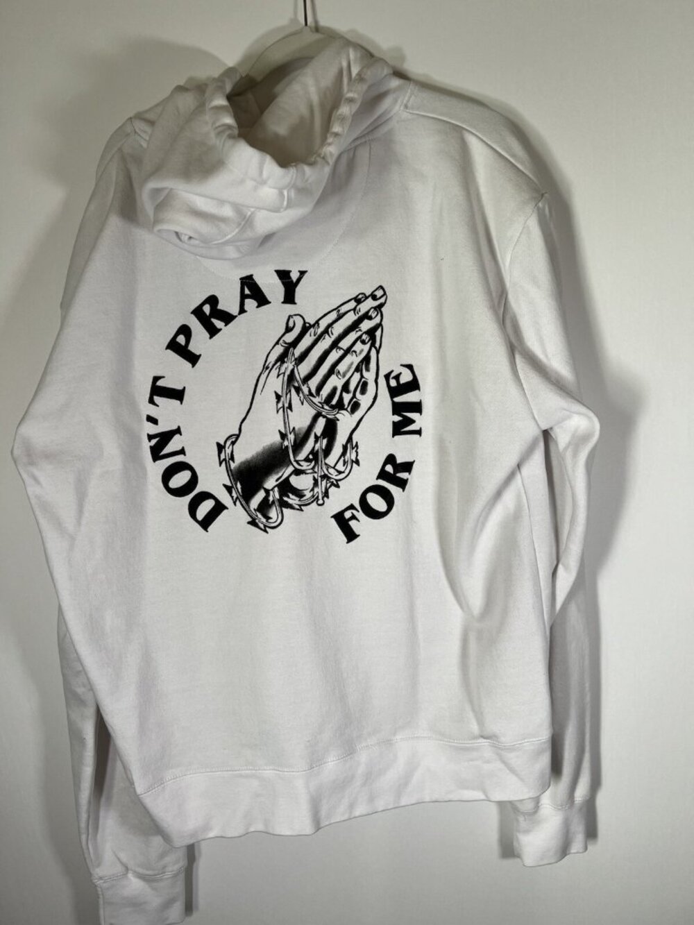 Rue 21 white Streetwear hoodie collaboration Dark Sundaze graphic XXL comfy